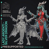 Lady Argenti Sliver Dragon 3D-printed model